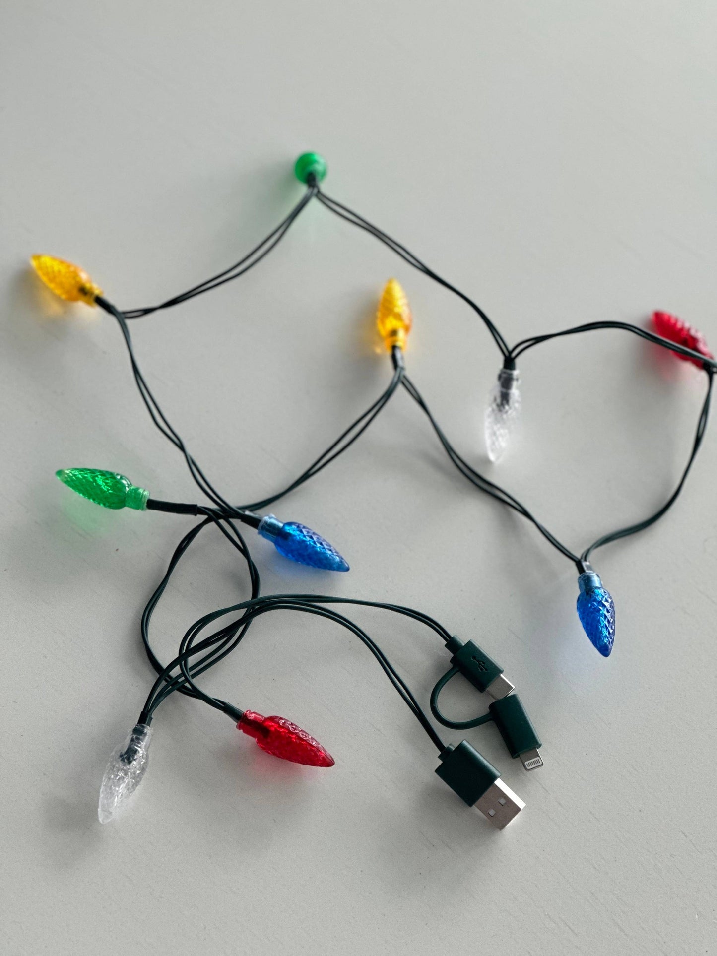 "Festive Lights" 2 in 1 Phone Charger