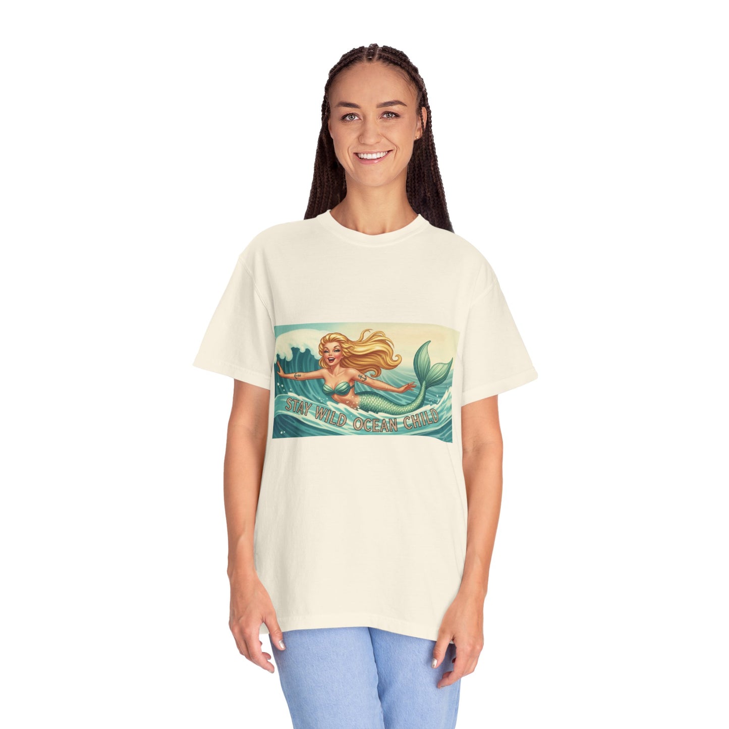 Stay Wild Ocean Child vintage summer tee