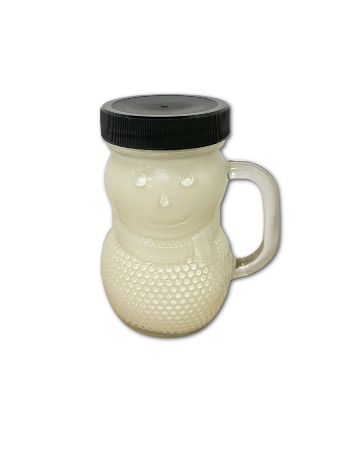 Snowman Christmas Decor Soy Wax Candle Hand Poured: Creme Brulee