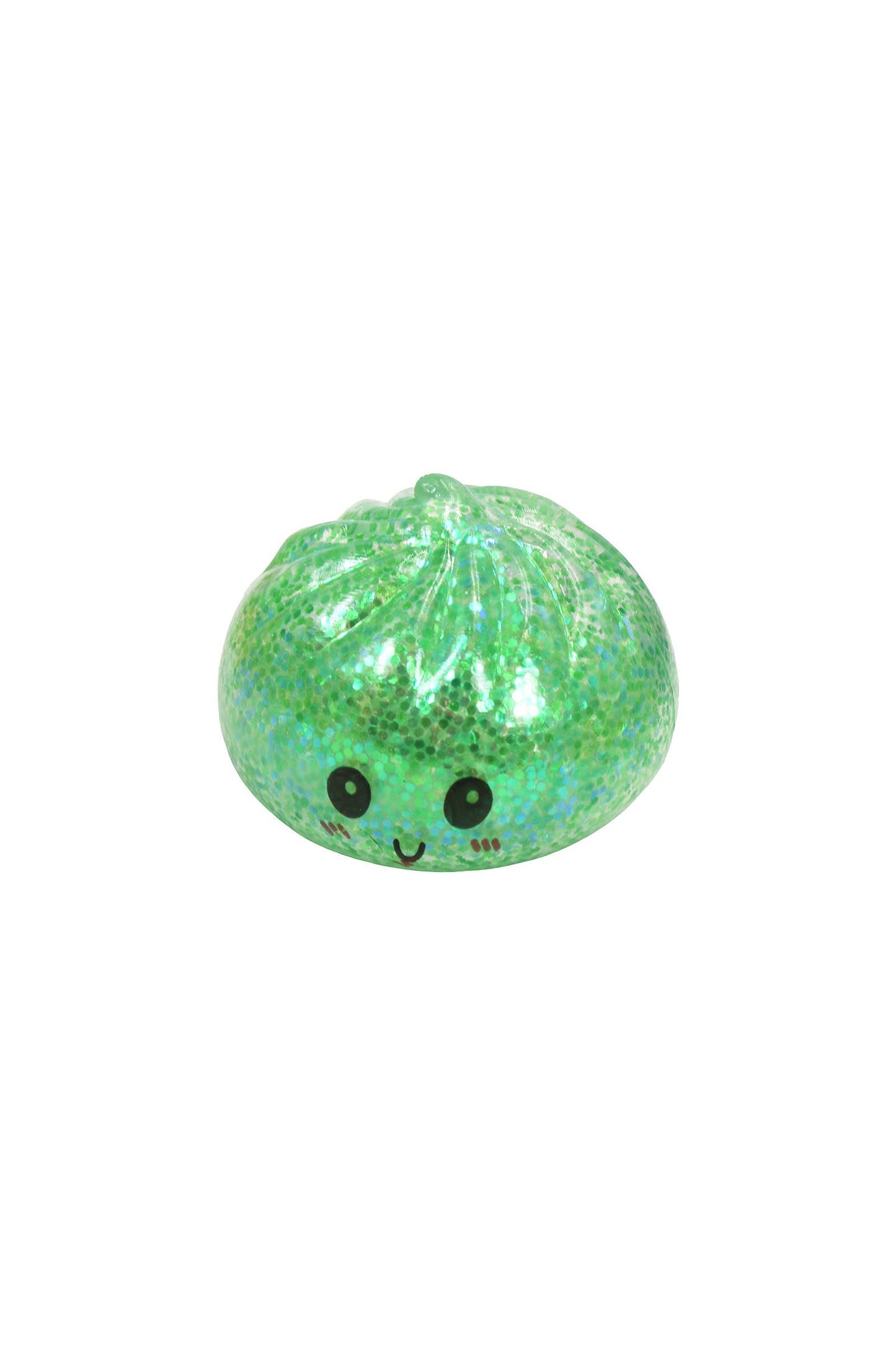 Mini Dumpling Glitter Water Bead Filled Squishy - 2 Inch