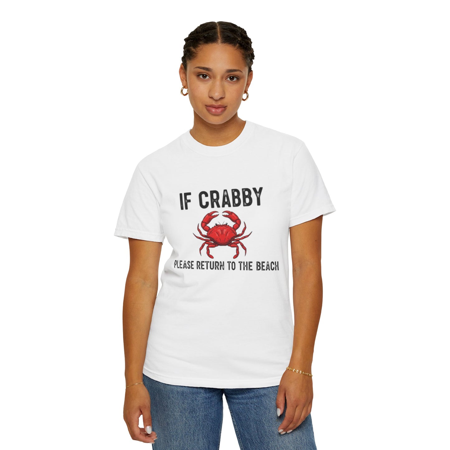 “If Crabby Please Return to the Beach" Summer T-Shirt