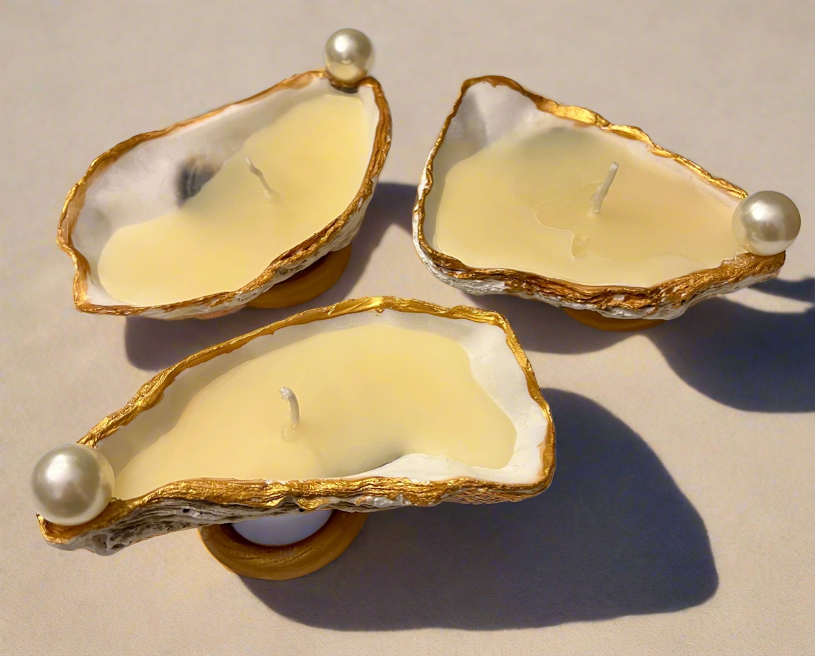 Mermaid Oyster Shell Candles
