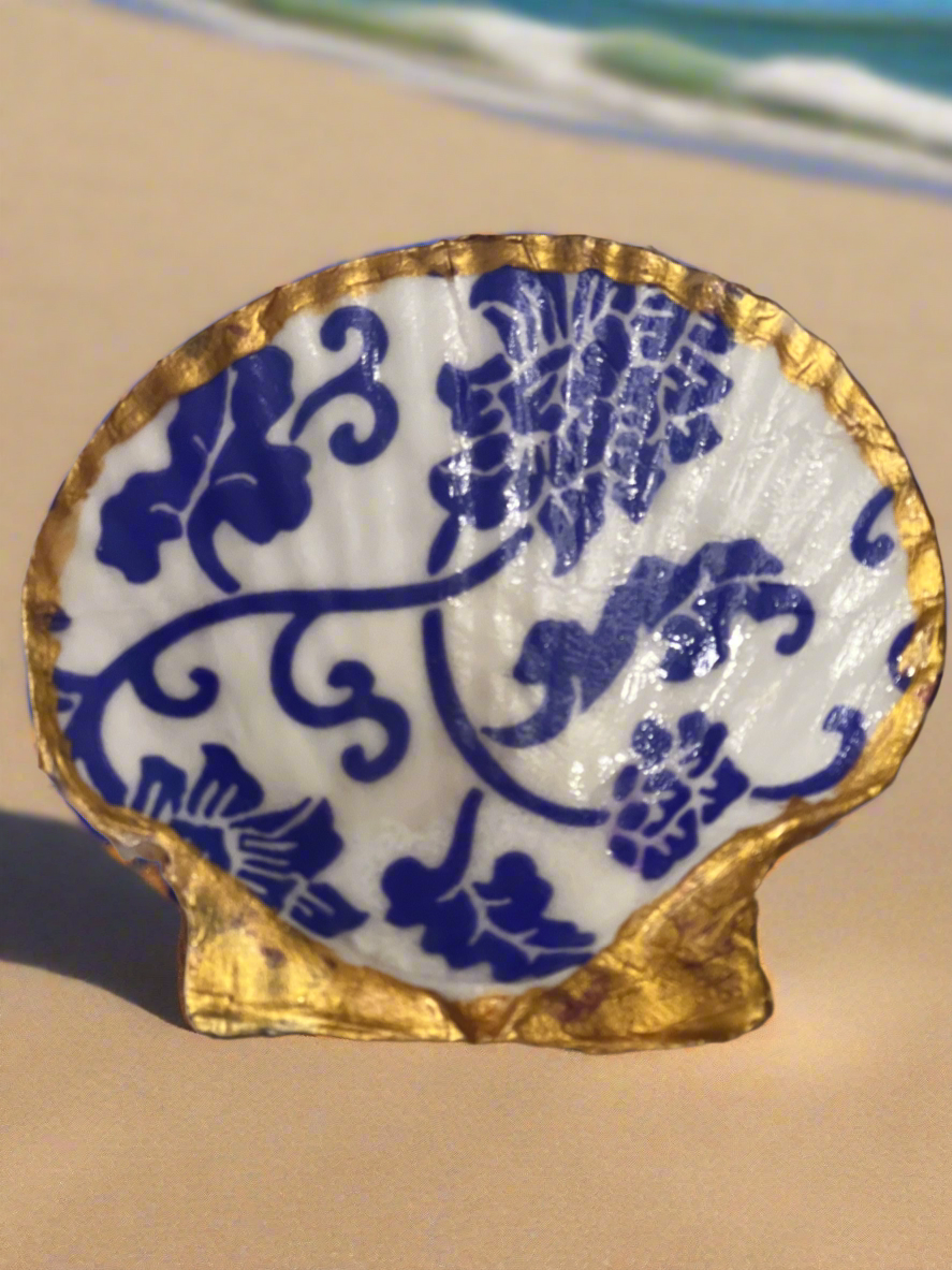 Handmade Scallop Shell Ring Dish