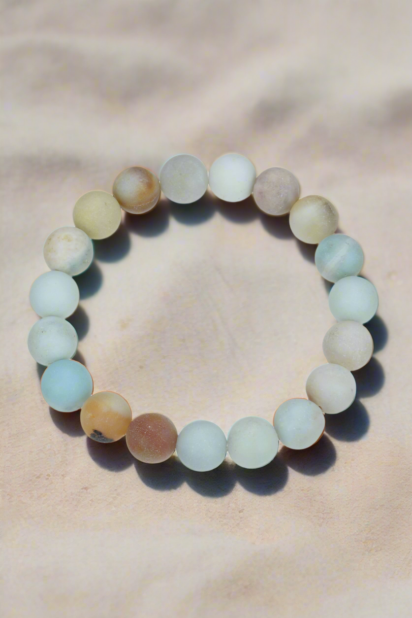 Amazonite Natural Stone Bracelet-Matte