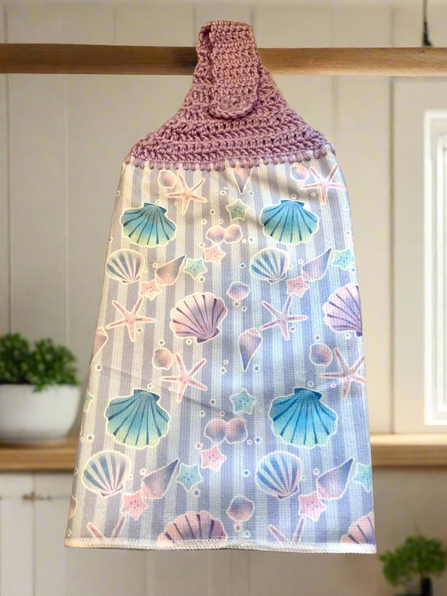DIA crocheted hand towels
