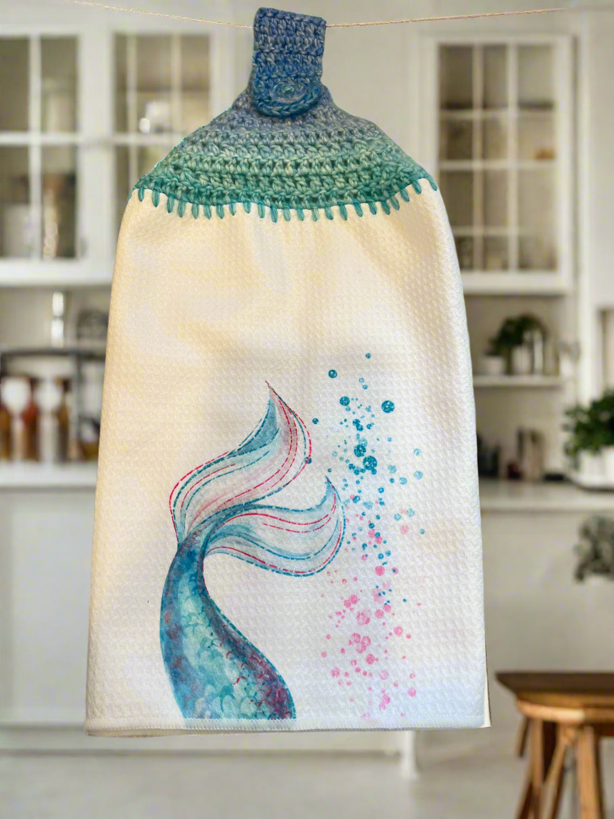 DIA crocheted hand towels
