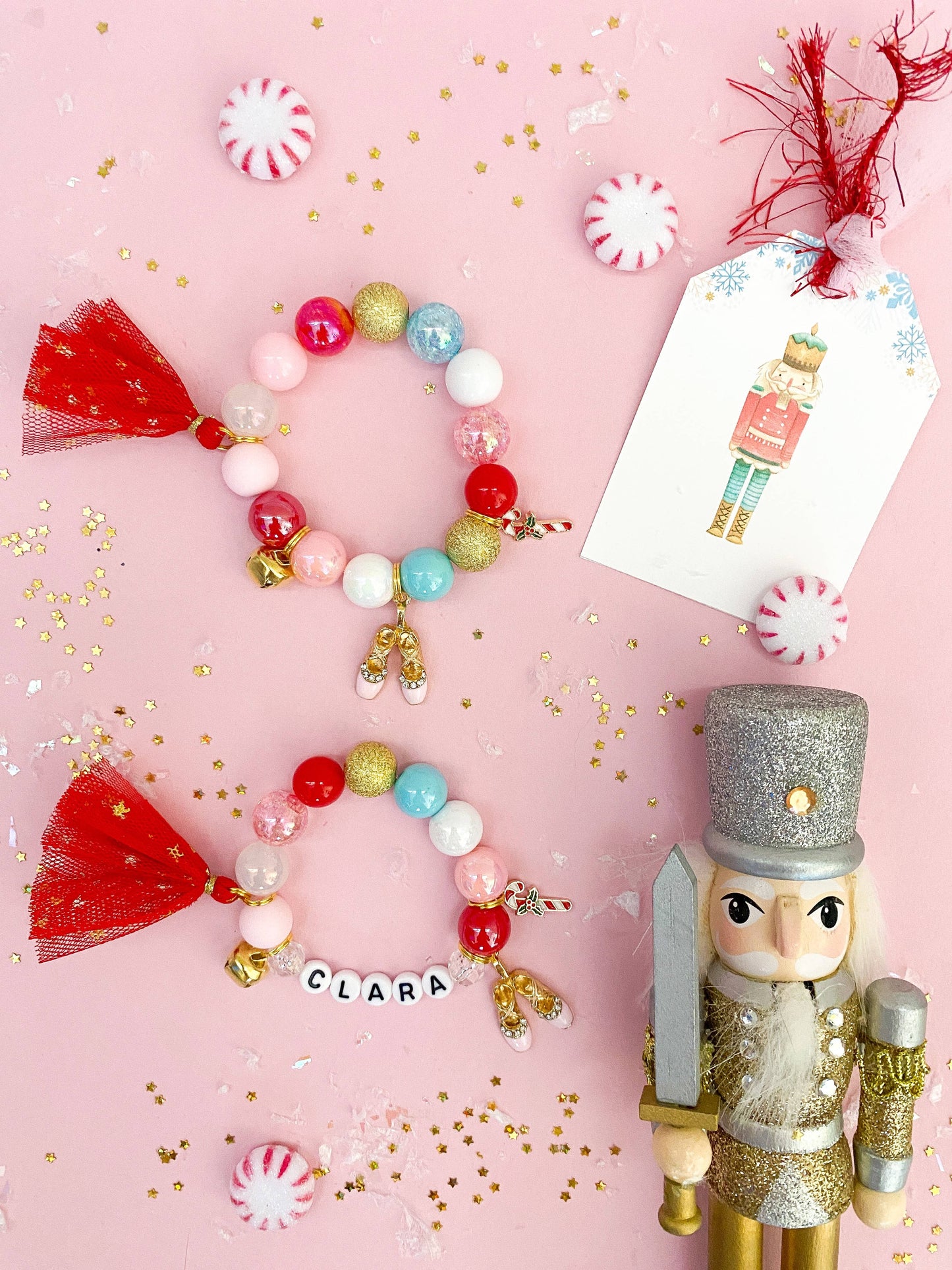 Dance of the Sugar Plum Fairy Charm Bracelet: Big Kid 6.5"