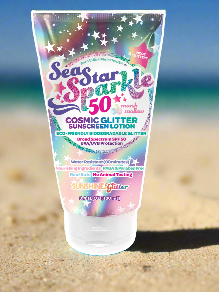 Sea Star Sparkle Cosmic Stardust SPF 50 Glitter Sunscreen