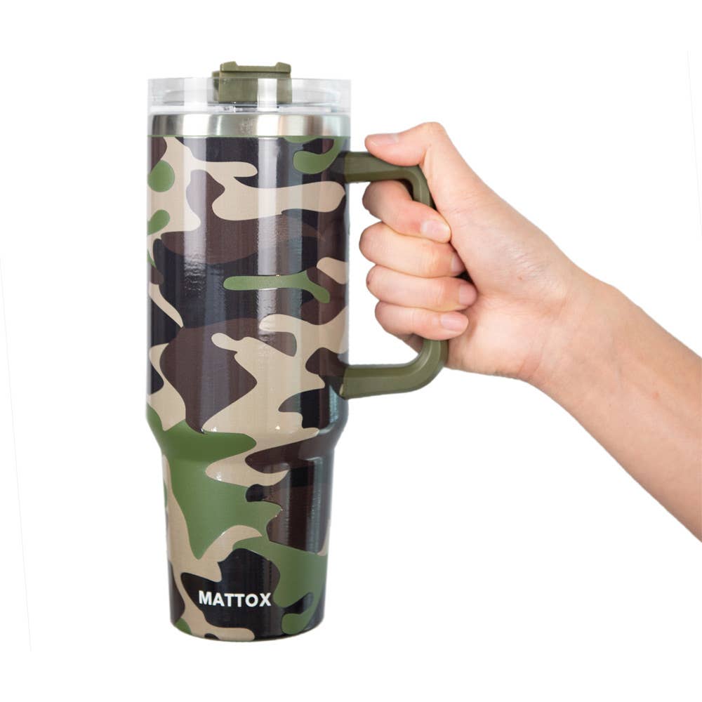 40 oz. Camo Print Tumbler Cup