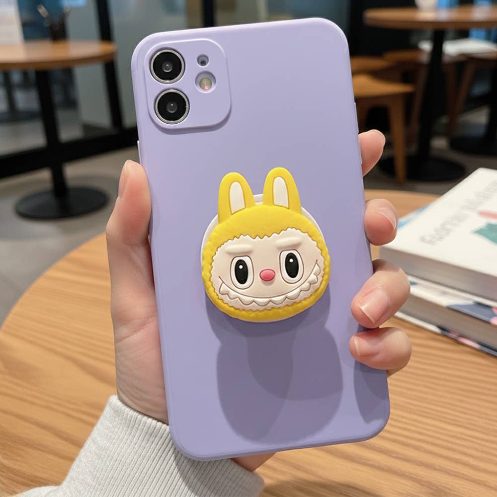 Labubu Monster Bunny Character Phone Pop-up grip