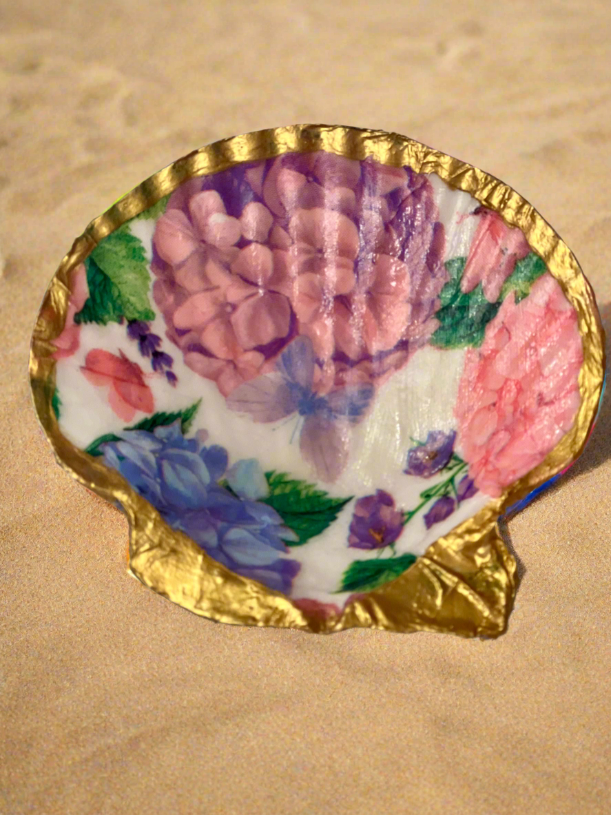 Handmade Scallop Shell Ring Dish