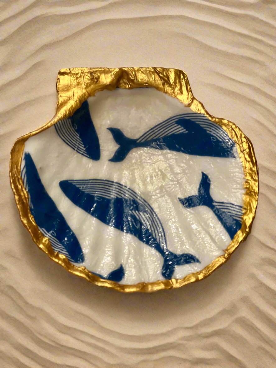 Handmade Scallop Shell Ring Dish