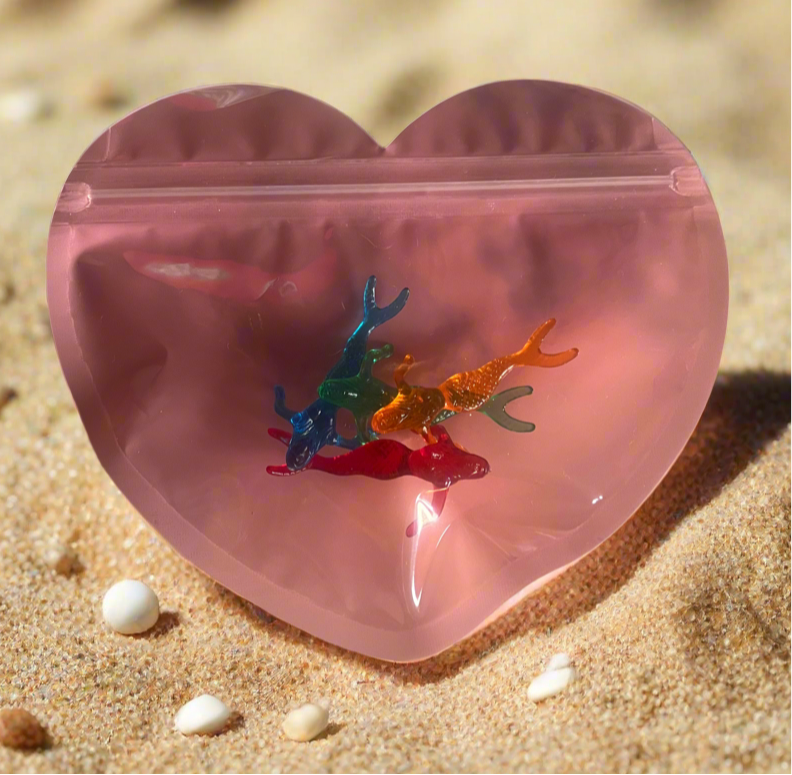 Mermaid cocktail rim charm