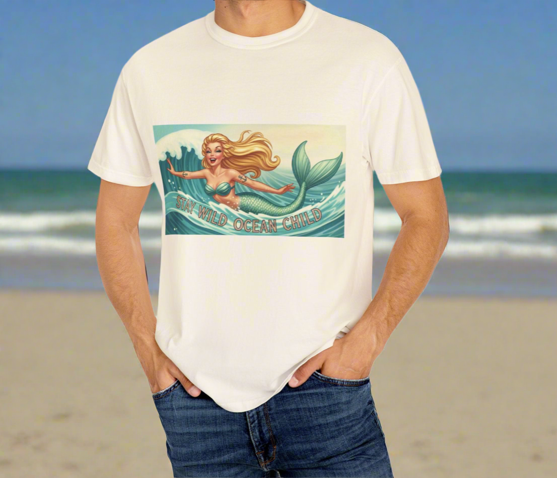 Stay Wild Ocean Child vintage summer tee