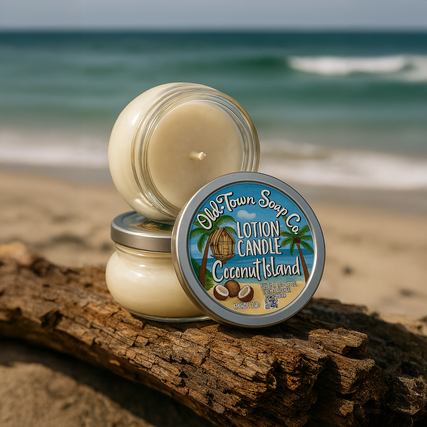 Beach Scents Lotion Candle Coconut Island
