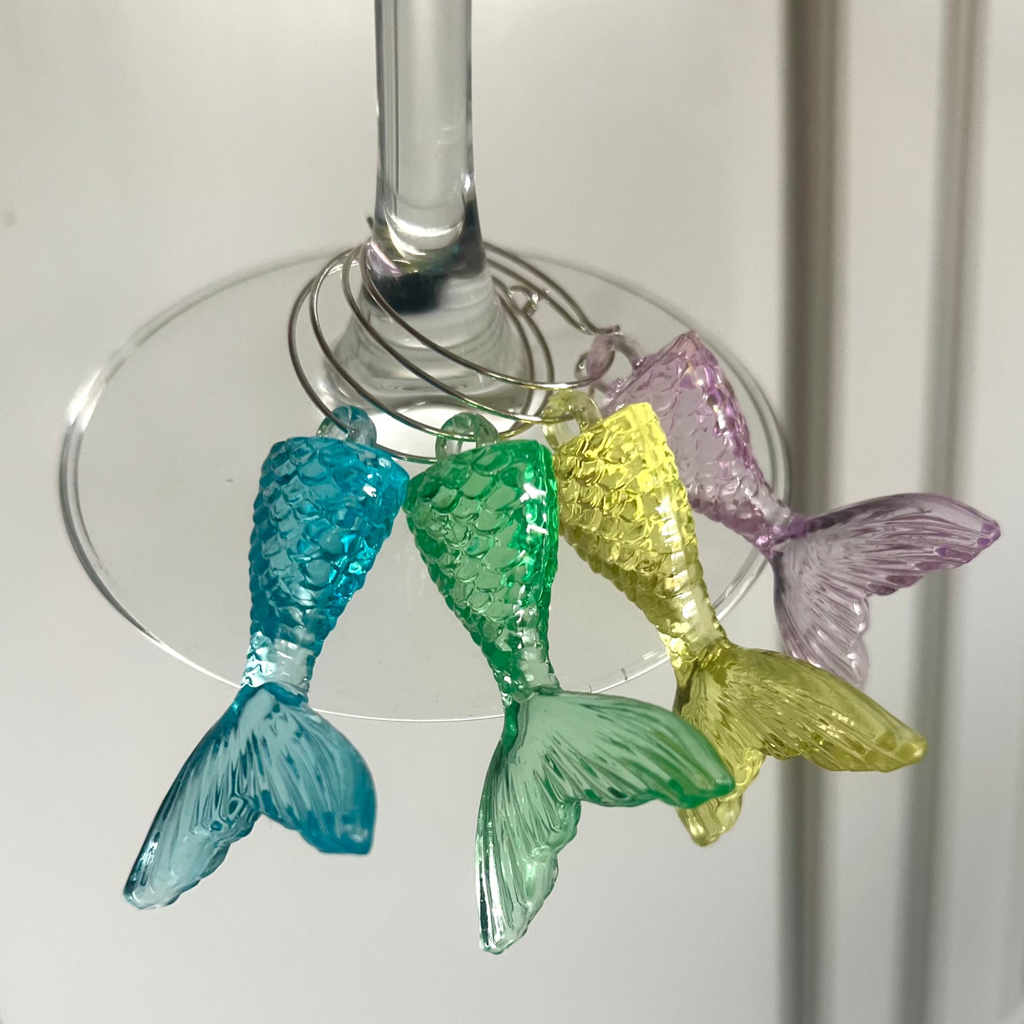 Wine stem charms