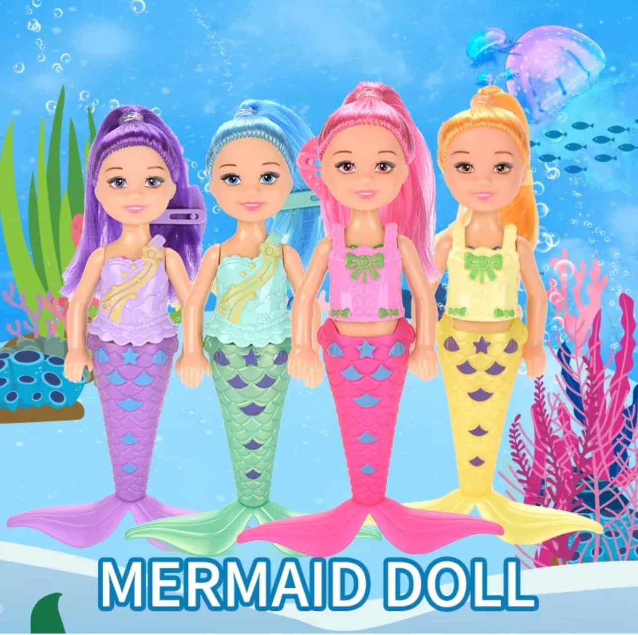 Happy Mermaid Doll