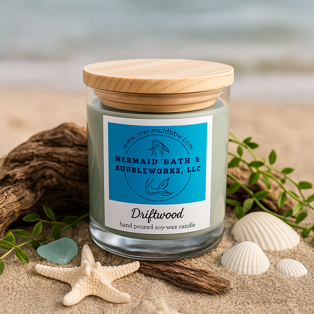 Driftwood Swirl Candle