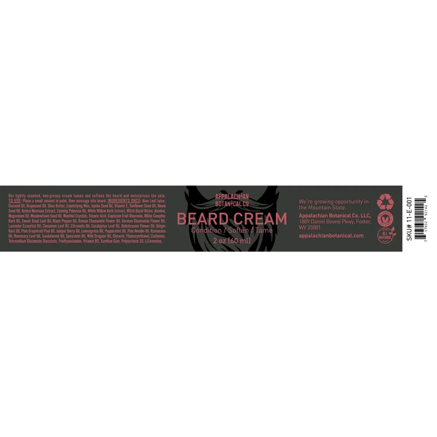 Beard Cream - Bestseller!