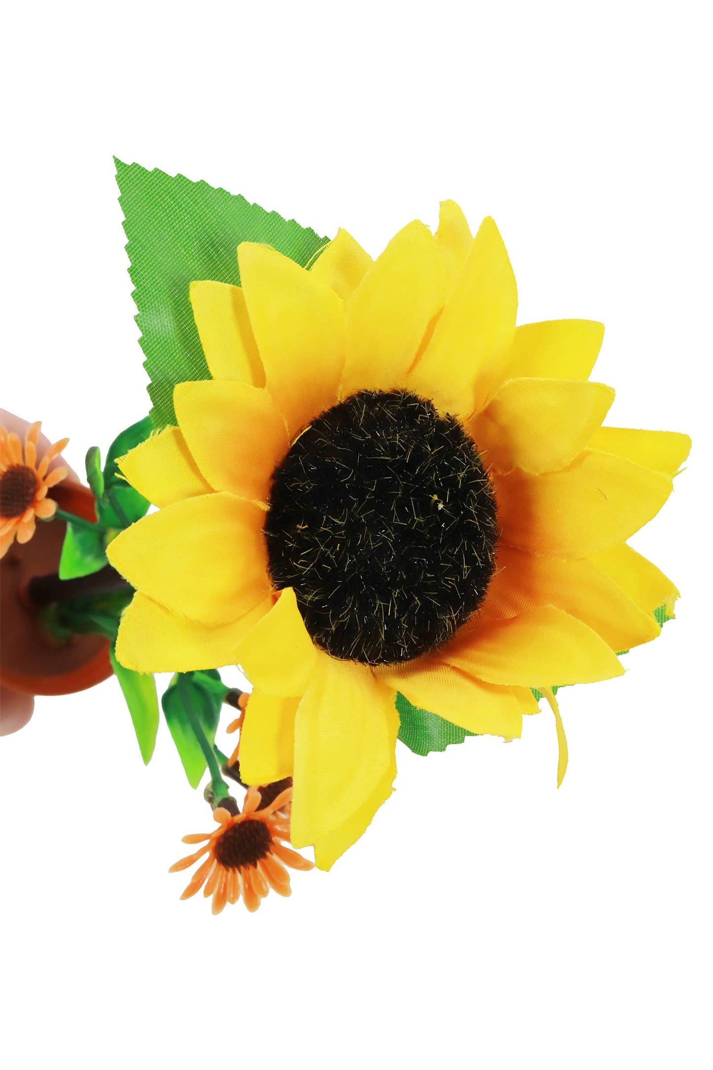 Potted Sunflower Ballpoint Pen And Stand
