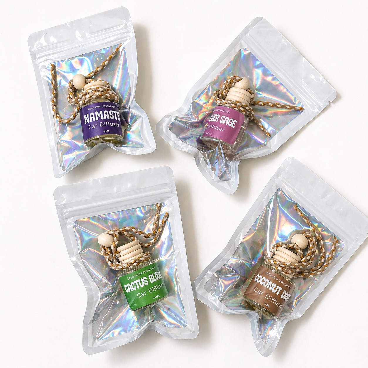Car Diffuser - Car Freshener - Made in USA : Coconut drift