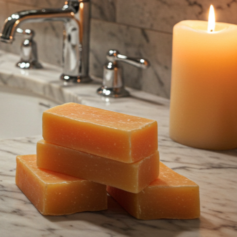 Mermaid's Peach Tea Scrub Artisan Soap