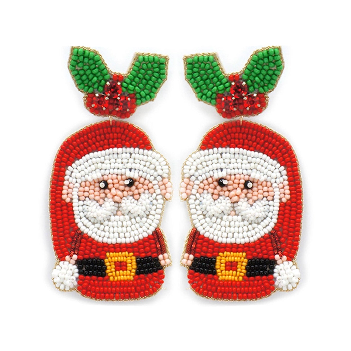 CHRISTMAS SANTA POST EARRING