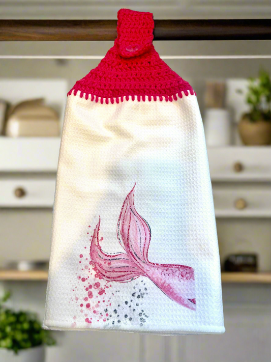 DIA crocheted hand towels