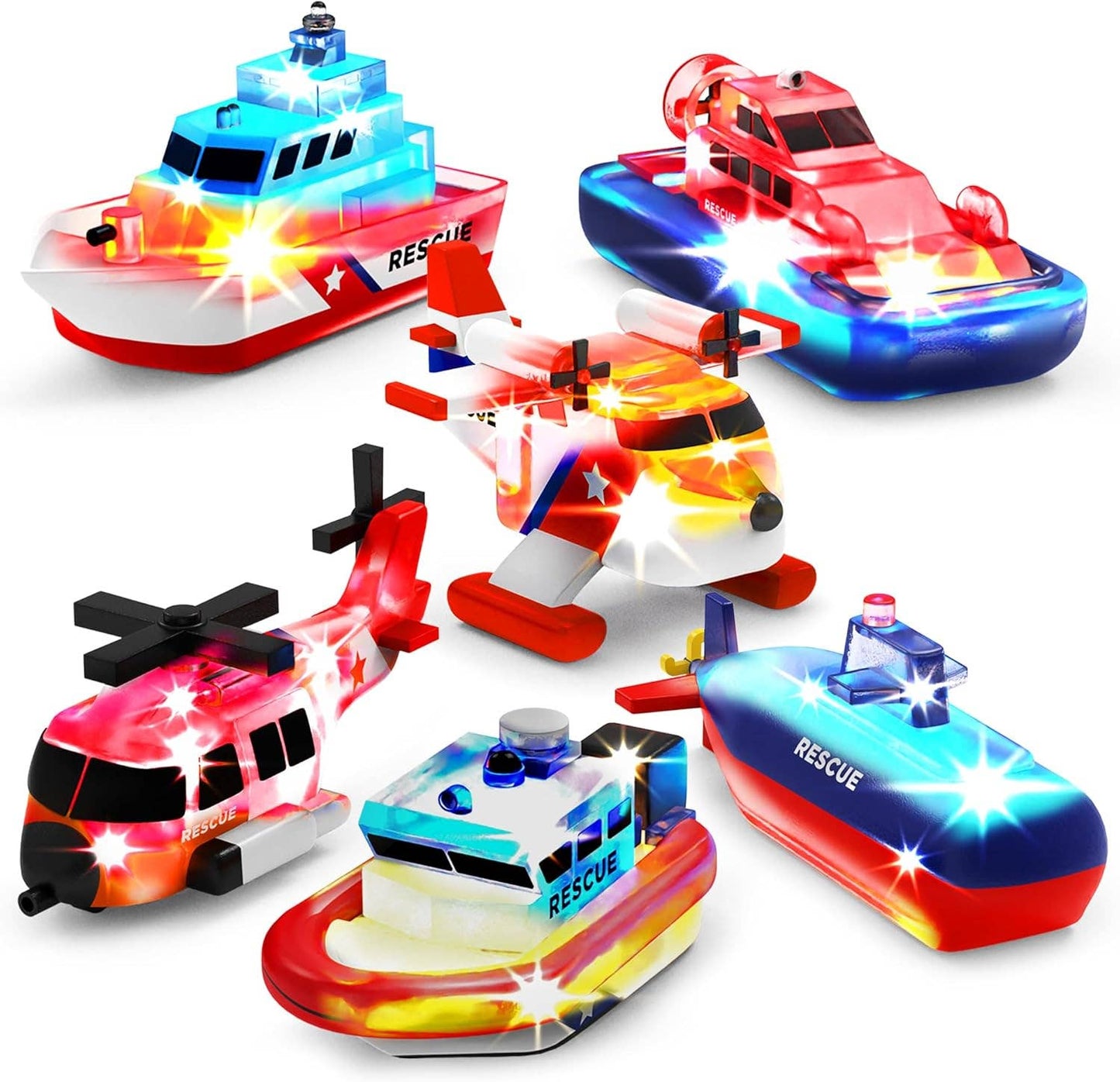Tub Works® Ocean Rescue™ Vehicles Light Up Bath Toy