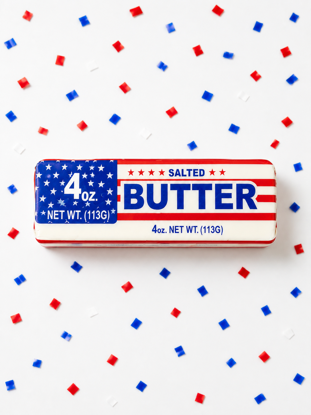 USA Flag Butter