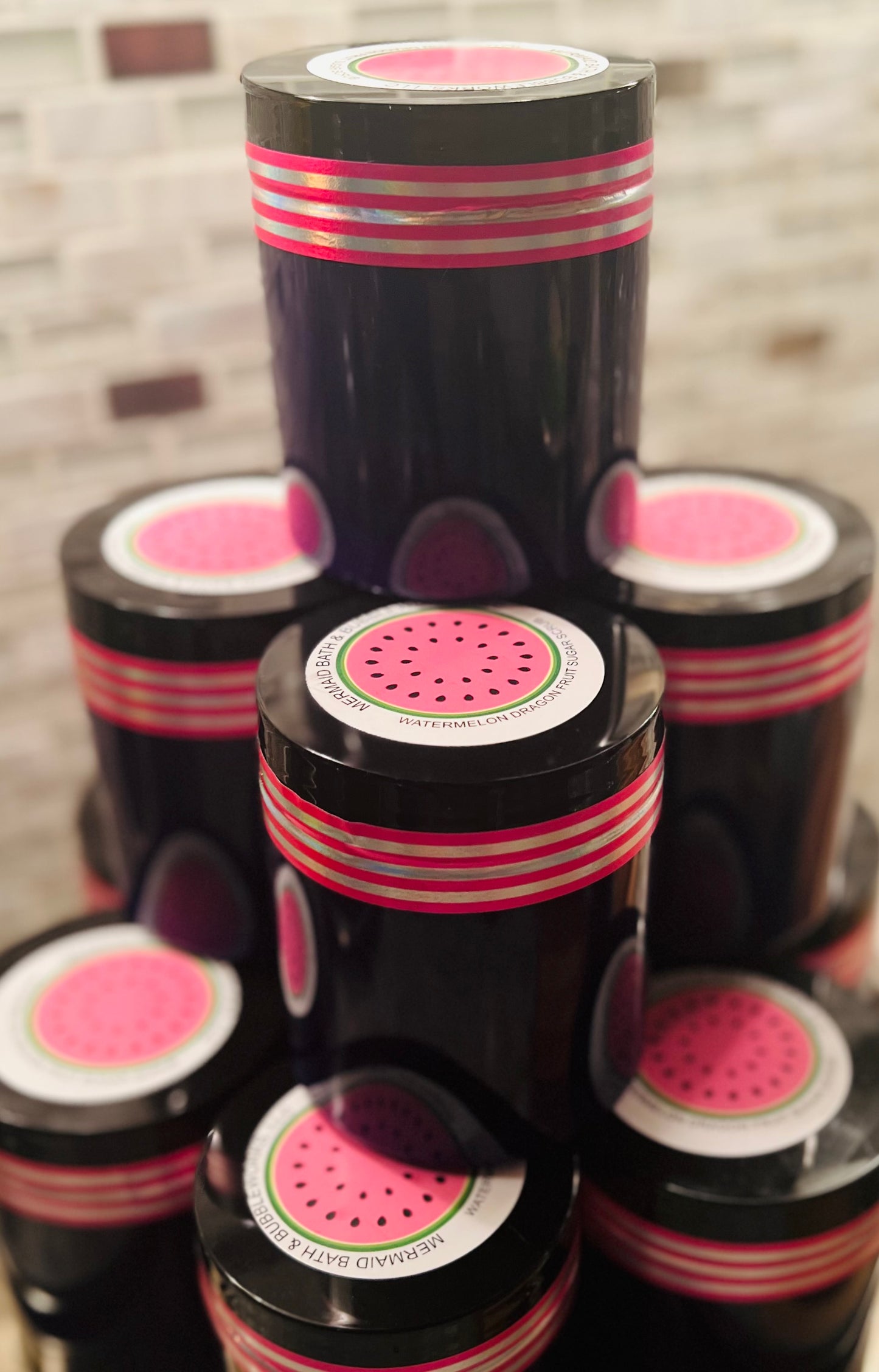 Watermelon Dragon Fruit Sugar Scrub