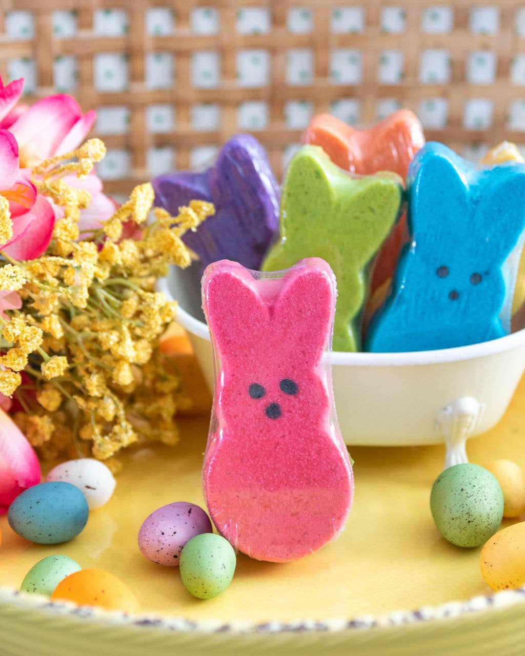 Easter Bunny Bath Bombs: Jelly Bean (Blue)