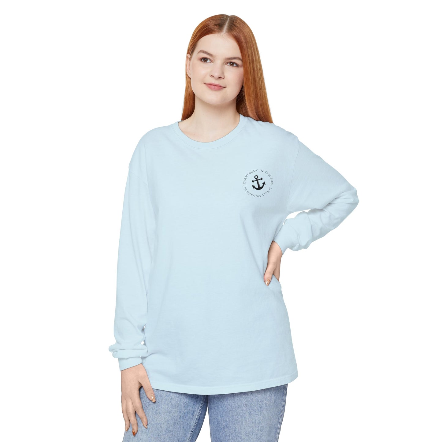 Tipsy Mermaid Long Sleeve T-Shirt - Dive Bar Vibe for Fun-Loving Souls