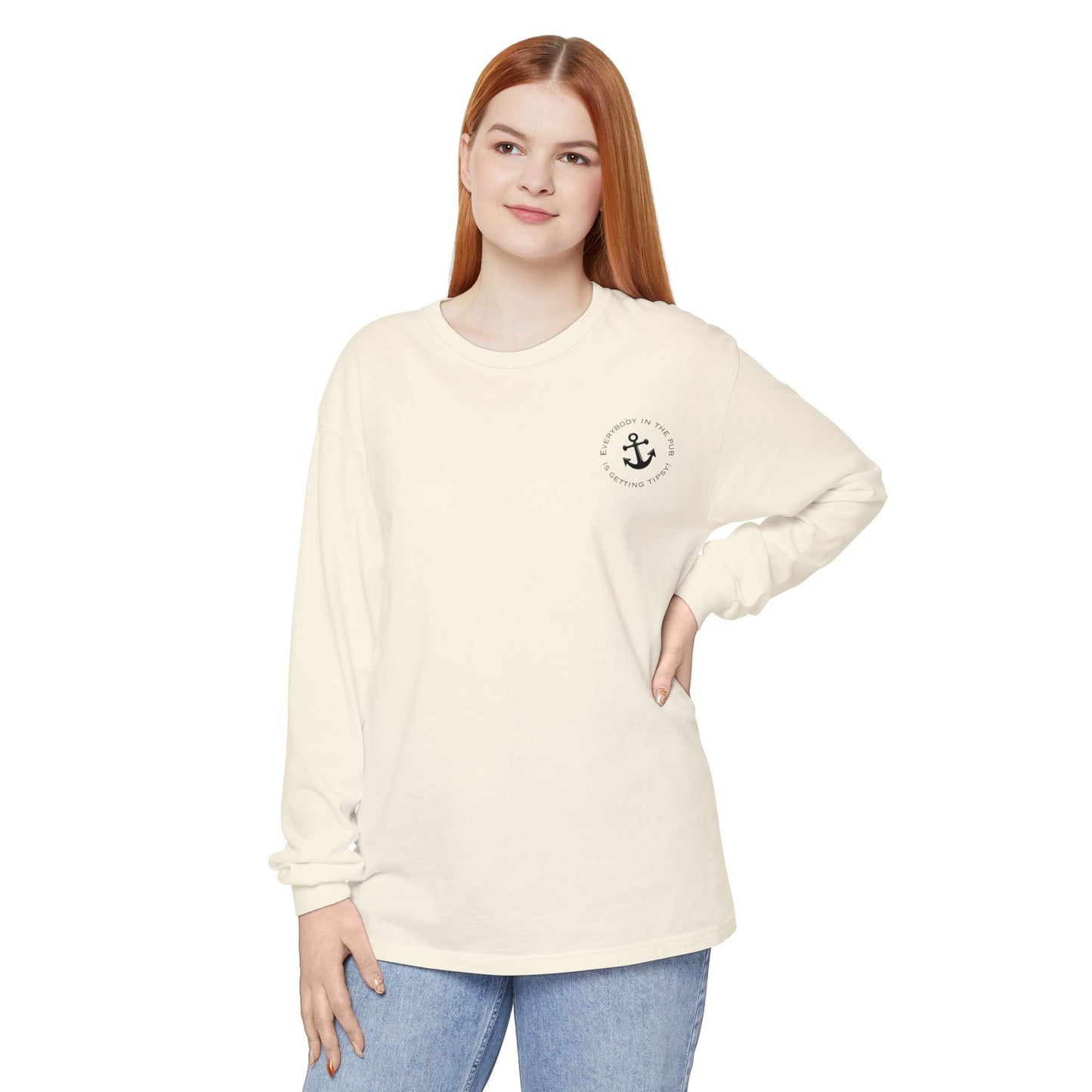 Tipsy Mermaid Long Sleeve T-Shirt - Dive Bar Vibe for Fun-Loving Souls