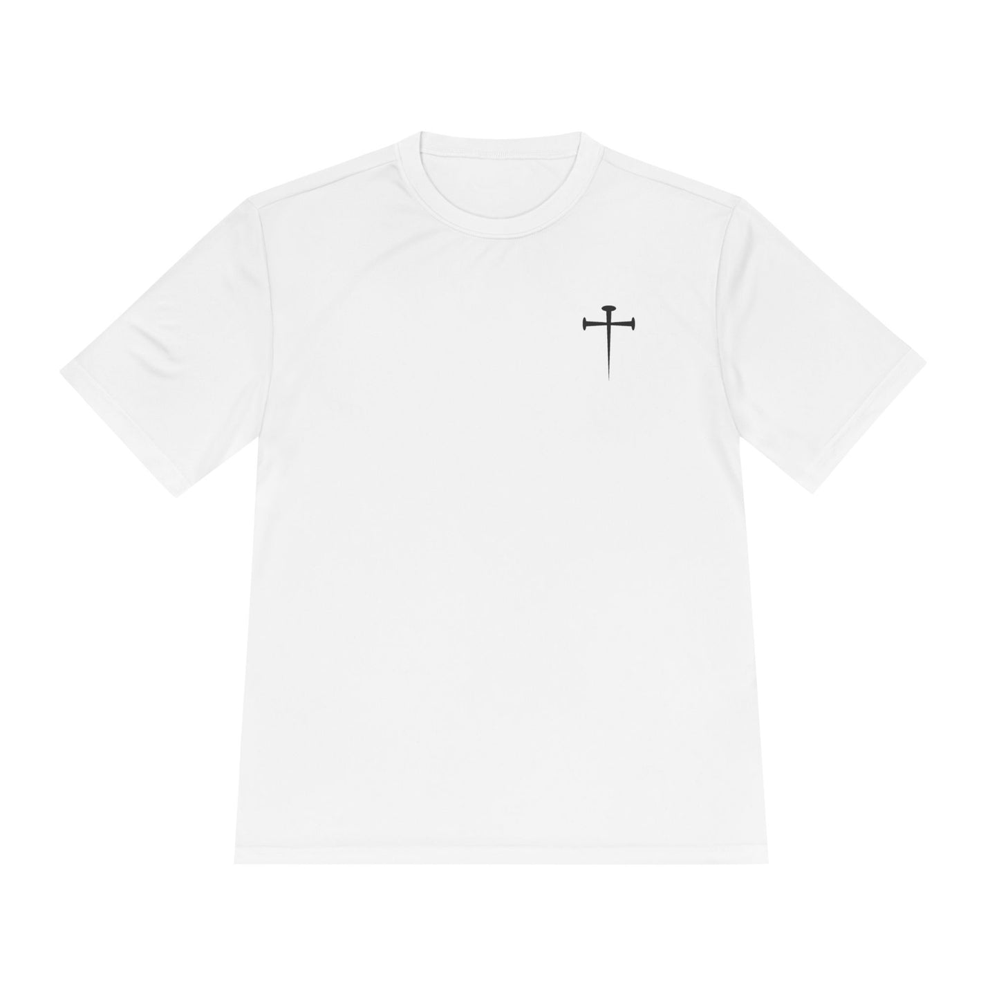 Unisex Moisture Wicking Tee - Psalm 91:11 Inspirational Sports Shirt