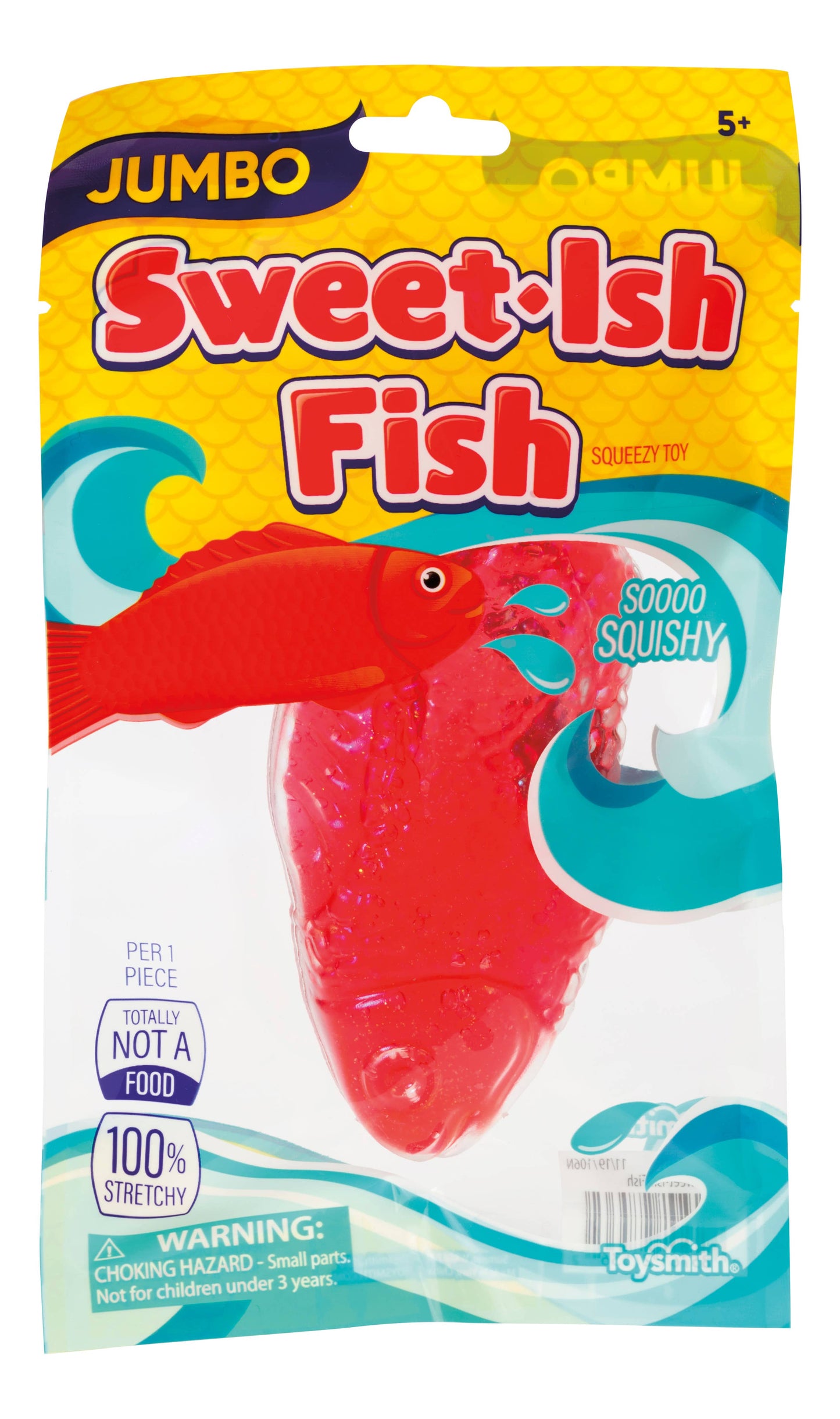 Toysmith Jumbo Sweet-Ish Fish Non-Edible Squeezy Toy