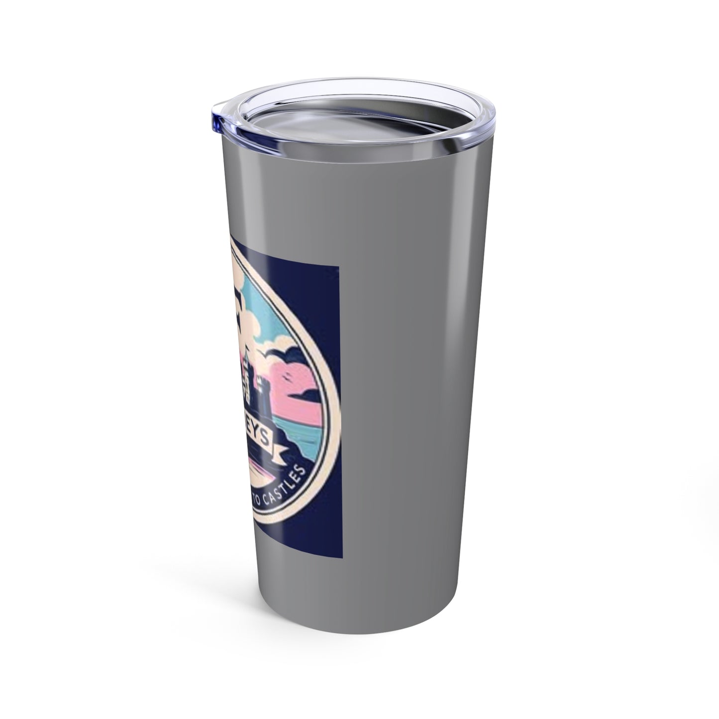 JF travel Journeys Coastal 20oz Tumbler – Retro Travel Logo Insulated Cup