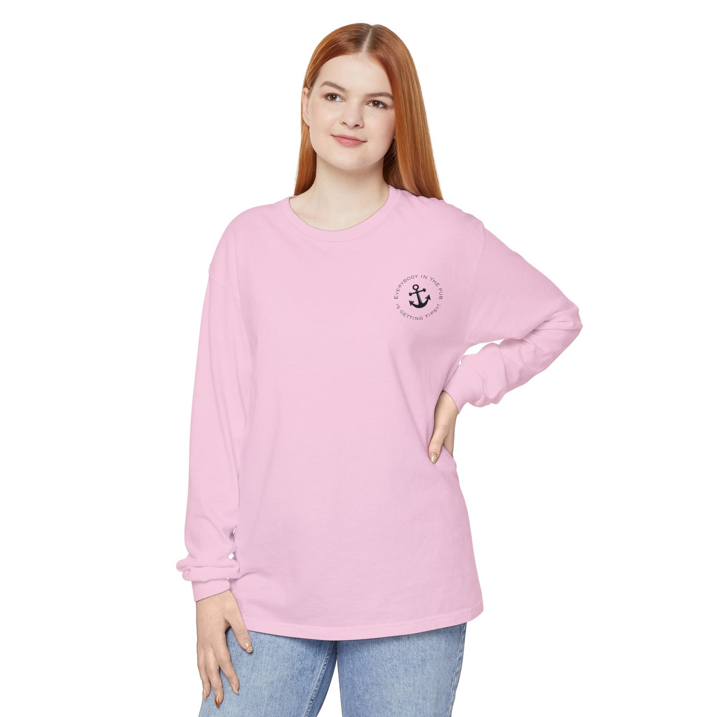 Tipsy Mermaid Long Sleeve T-Shirt - Dive Bar Vibe for Fun-Loving Souls