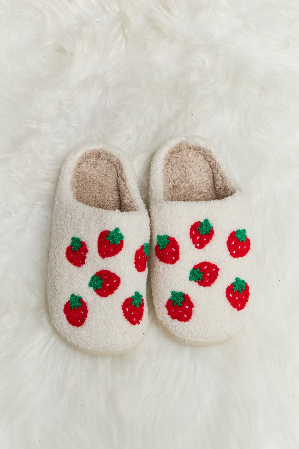 Melody Printed Plush Slide Slippers