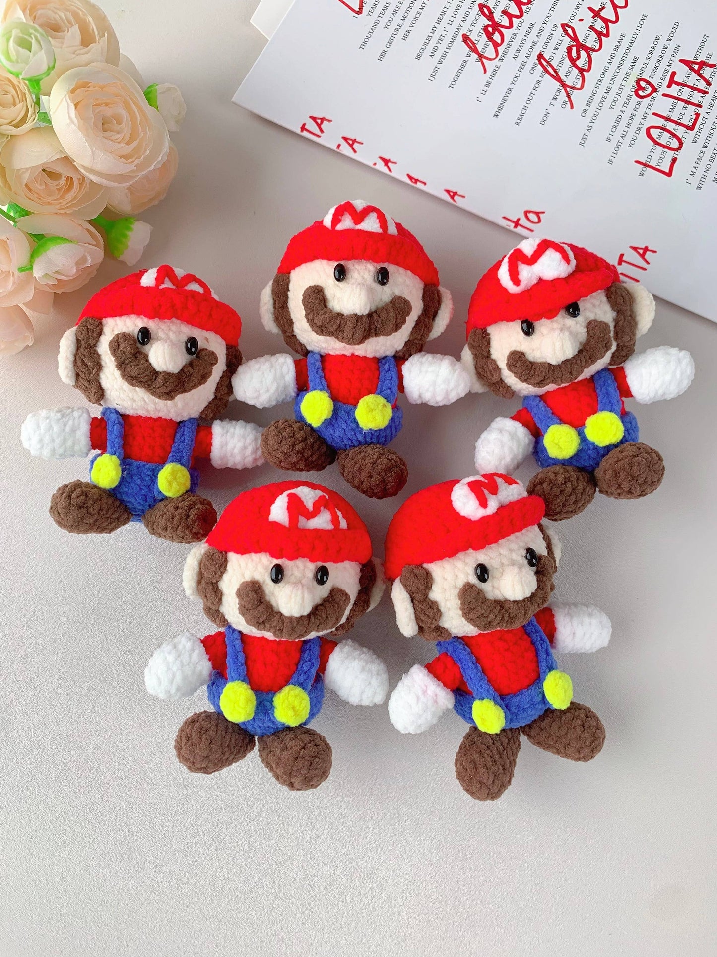 Mario & Luigi Crochet Characters-Handmade