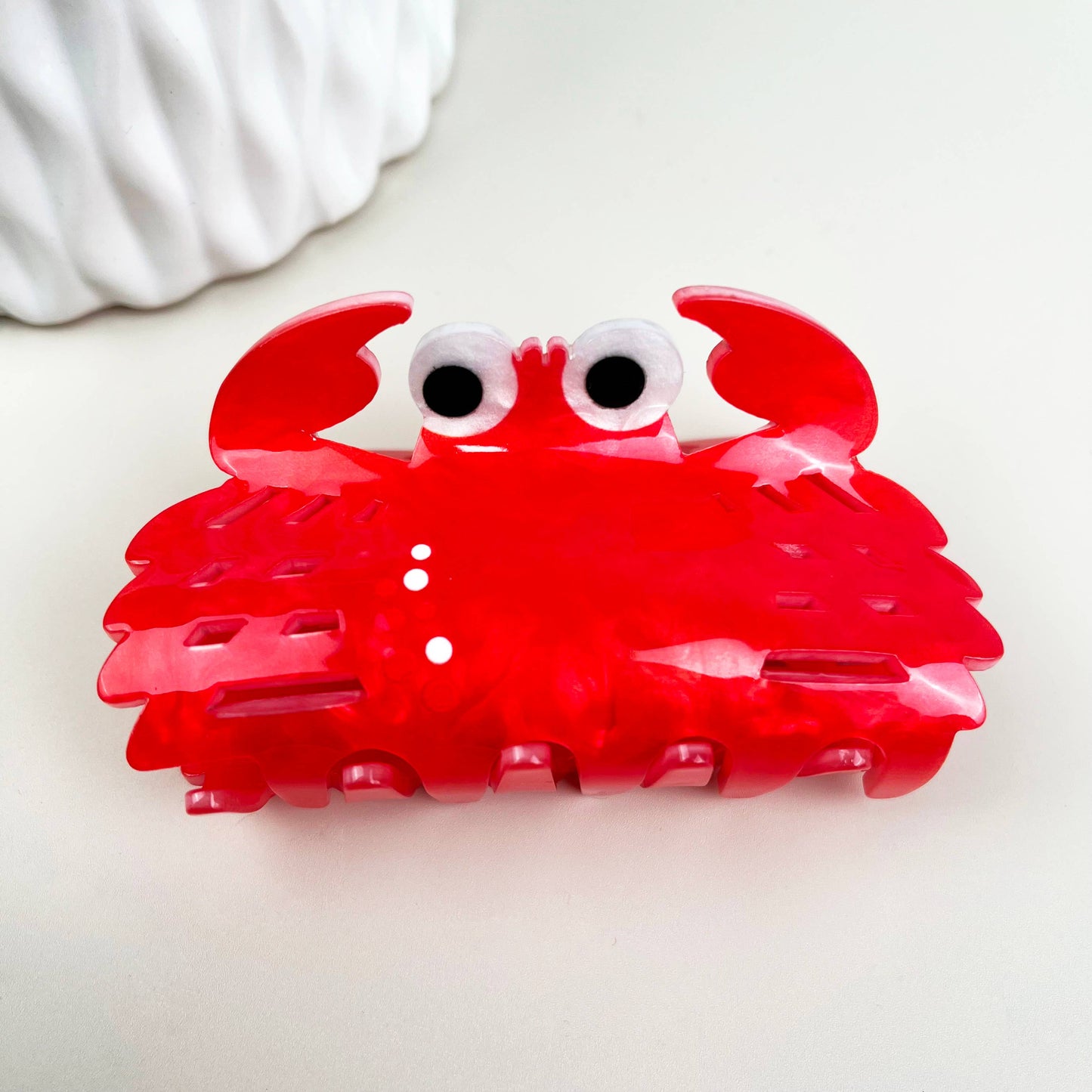 Cartoon animal hair clips crab spiderman claw clip: Crab