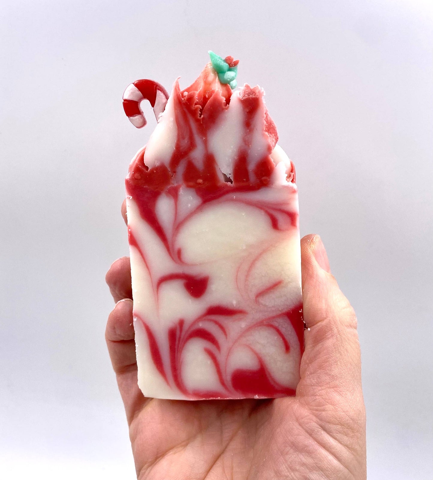 Candy Canes Handmade Soap