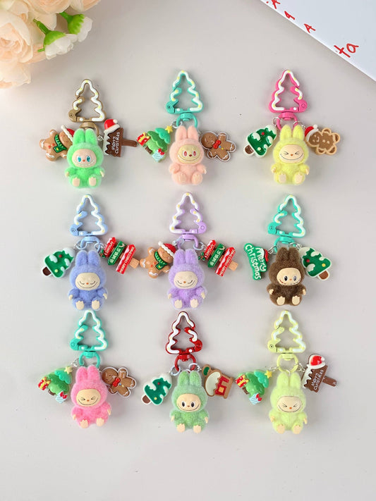 Labubu Christmas Keychain Christmas ornaments