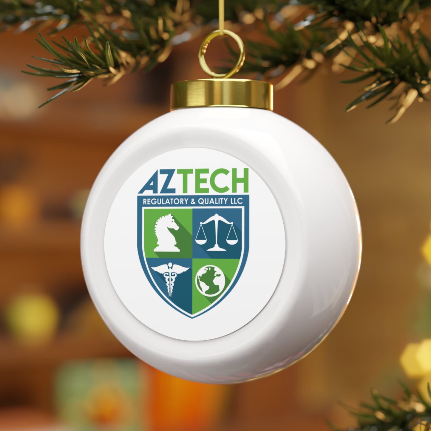 AZTECH Christmas Ball Ornament