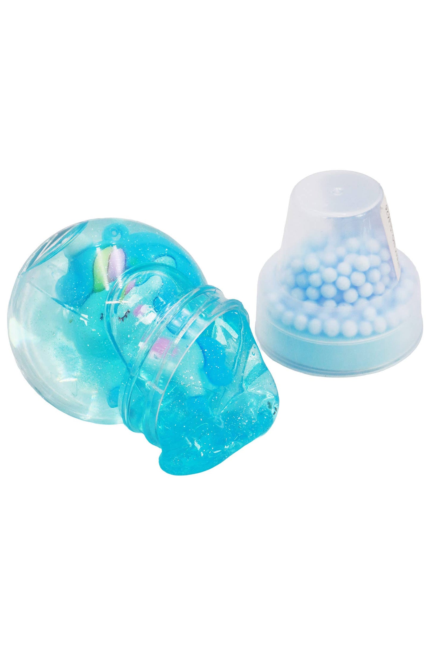 Unicorn Figure Foam Ball Slime Ice Cream Jar