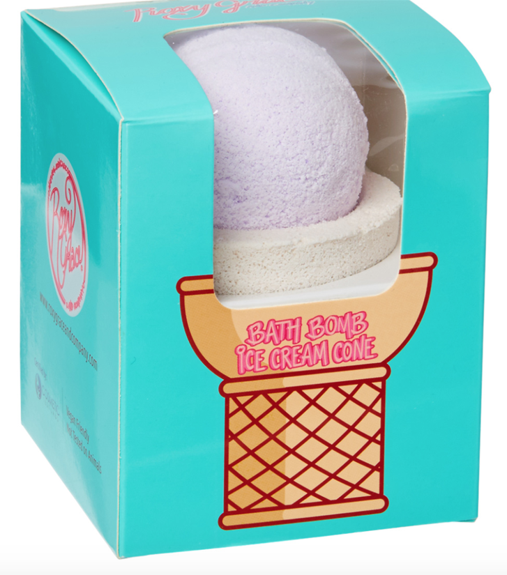 Ice Cream Bath Bomb: Mint Choc Chip