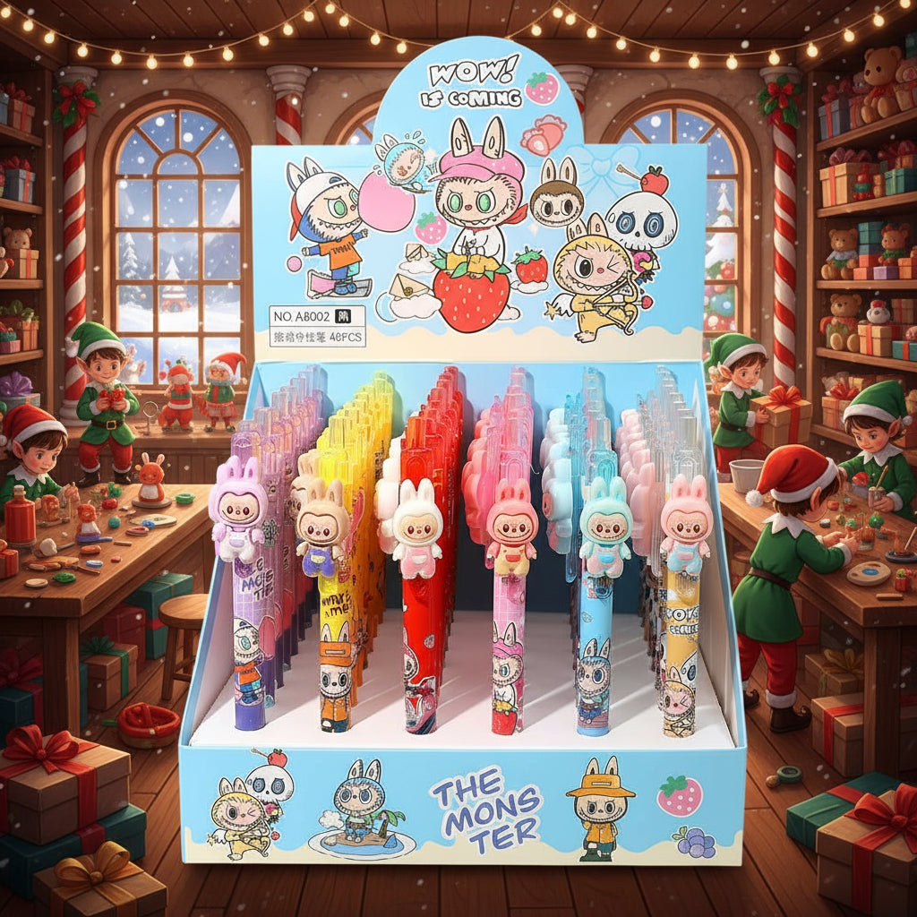 Labubu Monster Bunny Character Ball Pens