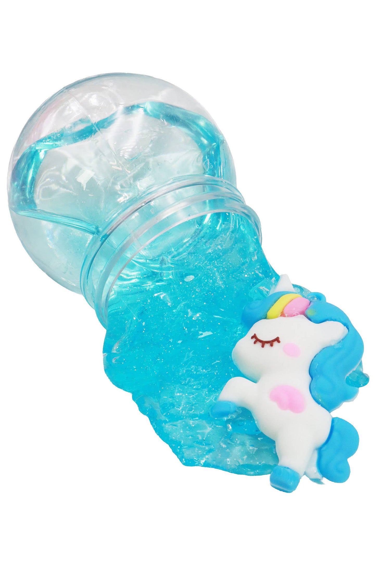 Unicorn Figure Foam Ball Slime Ice Cream Jar