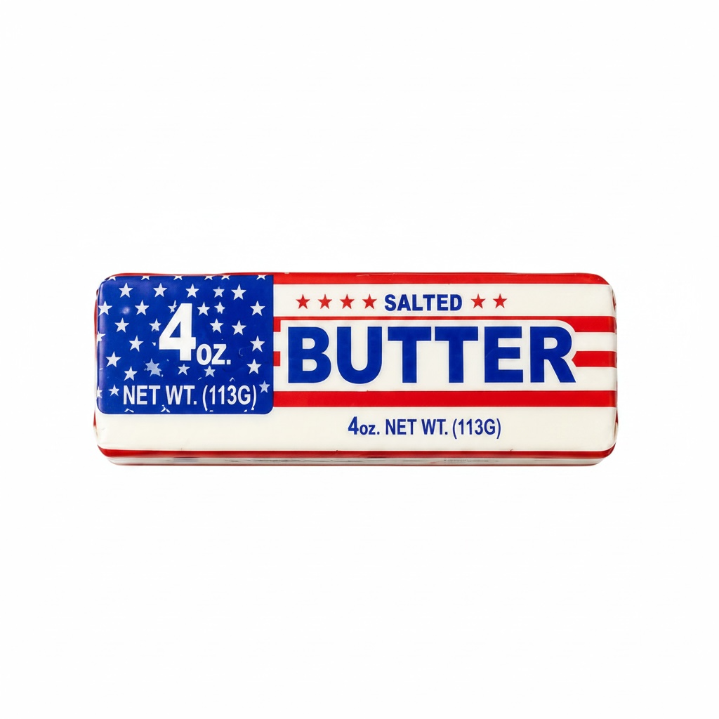 USA Flag Butter