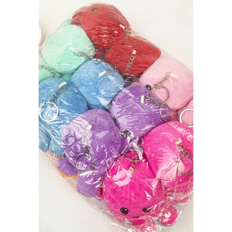The Reversible Octopus Keychain: MIX COLOR / ONE(12)